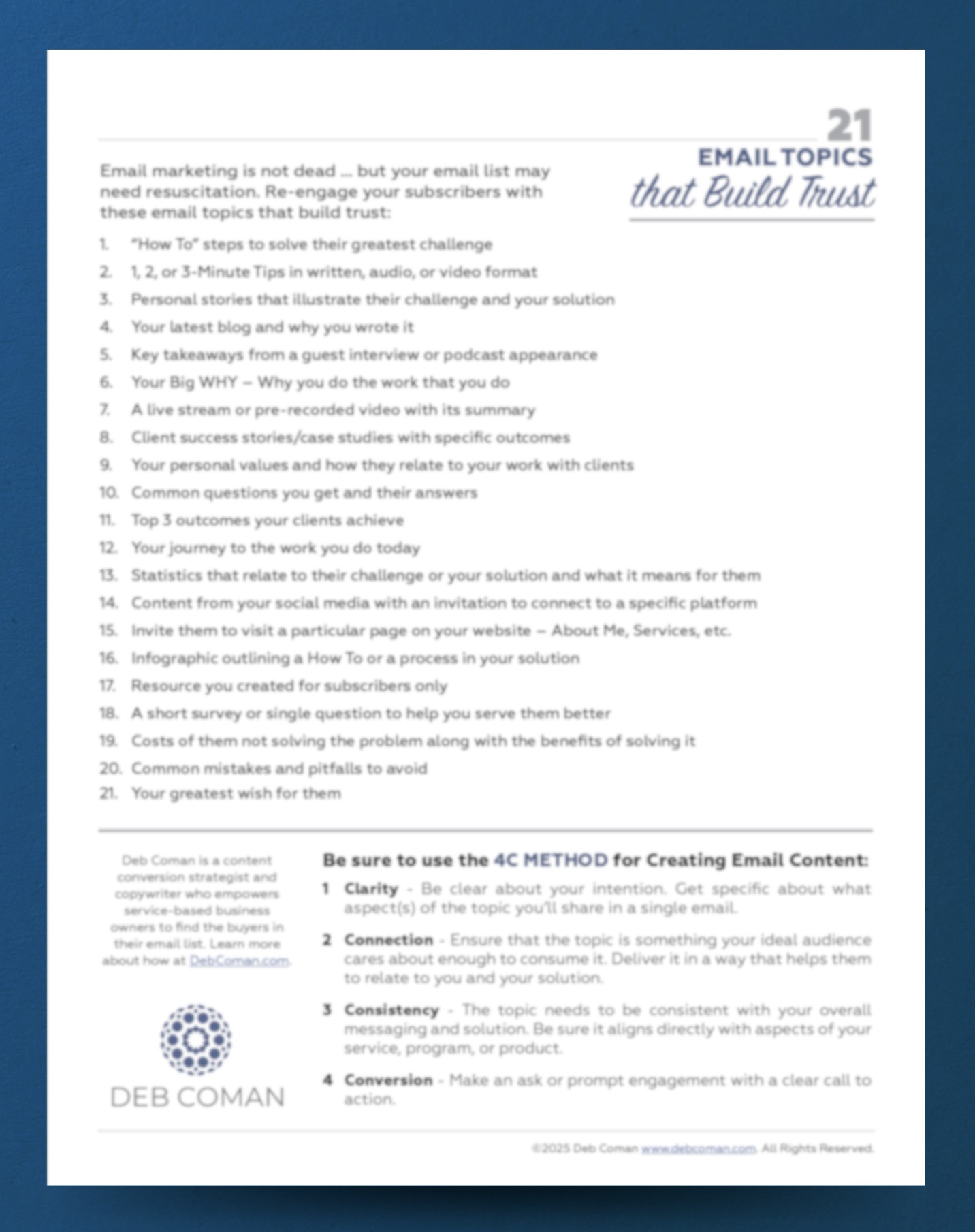 PDF image of 21 Email Topics